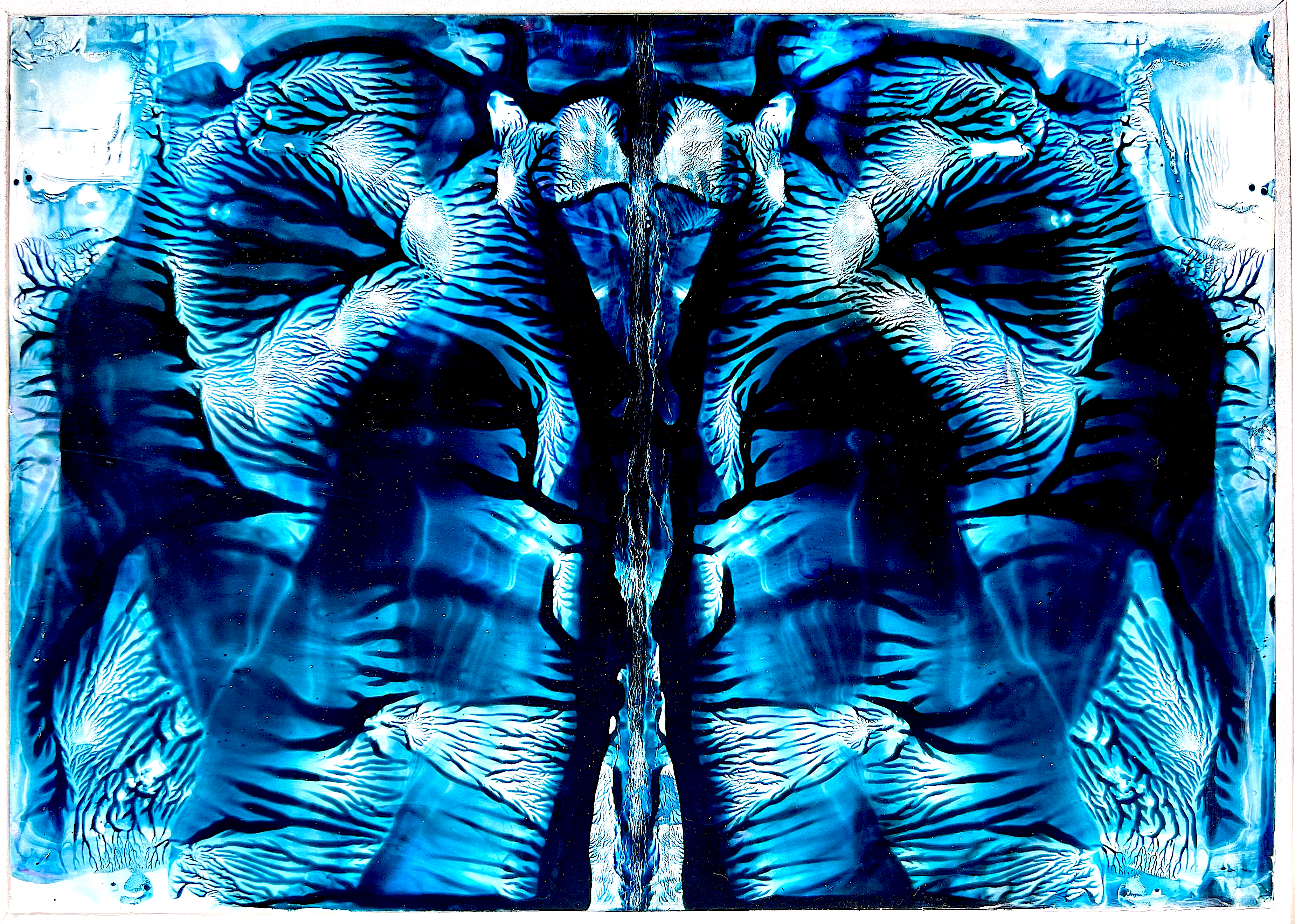 Duralit Üzerine Akrilik 25x35 Mavi Rüya cm 2024